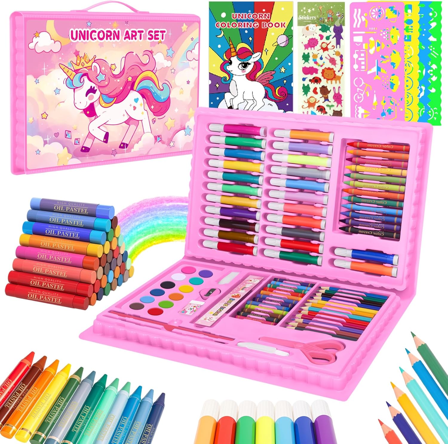 Coloring Book Set for Kids, Di - Watercolor Brush Pen recensie en prijs
