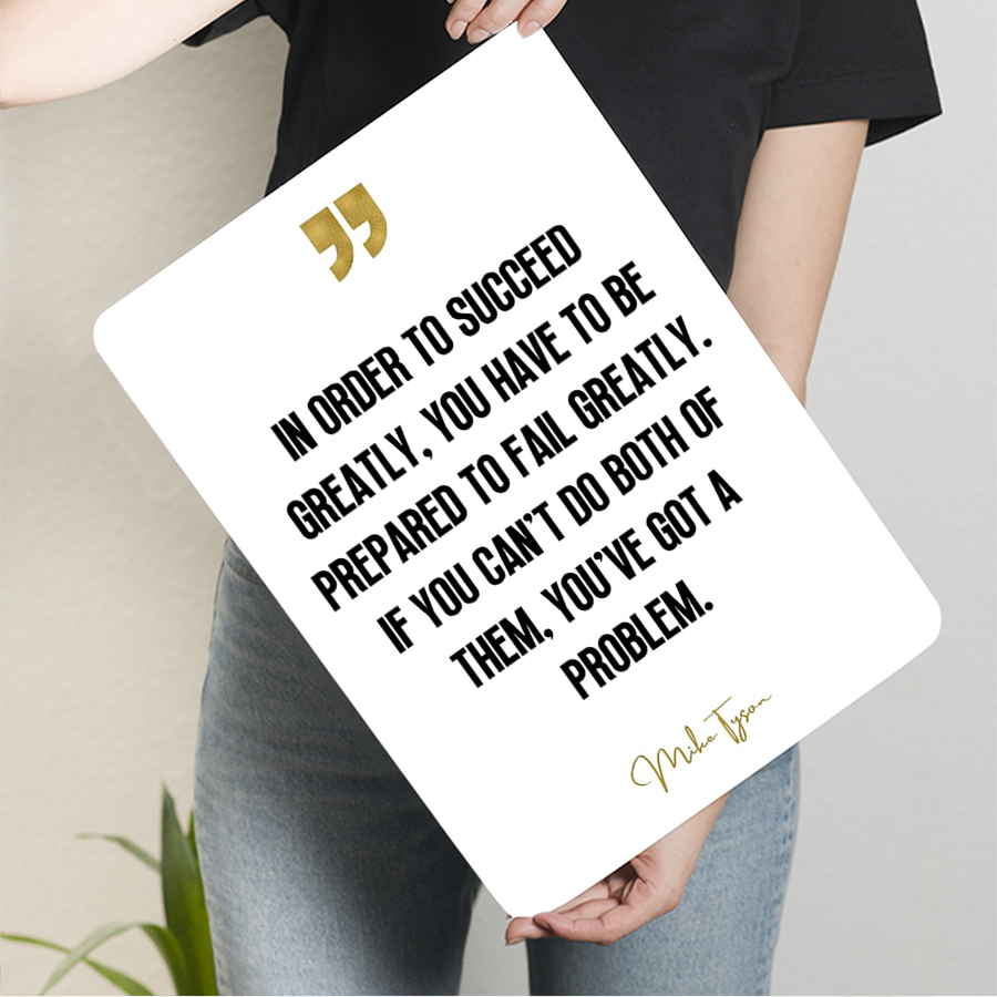 Inspirational Quote Metal Wall - Art Craft Quotes recensie en prijs