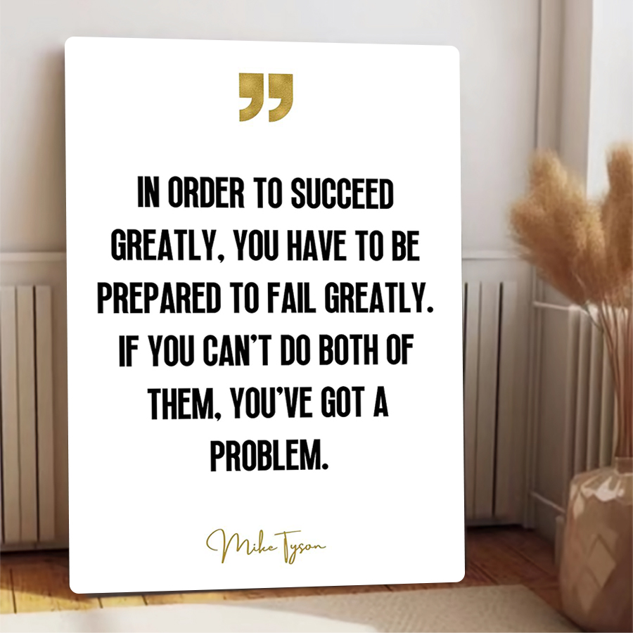 Inspirational Quote Metal Wall - Art Craft Quotes recensie en prijs