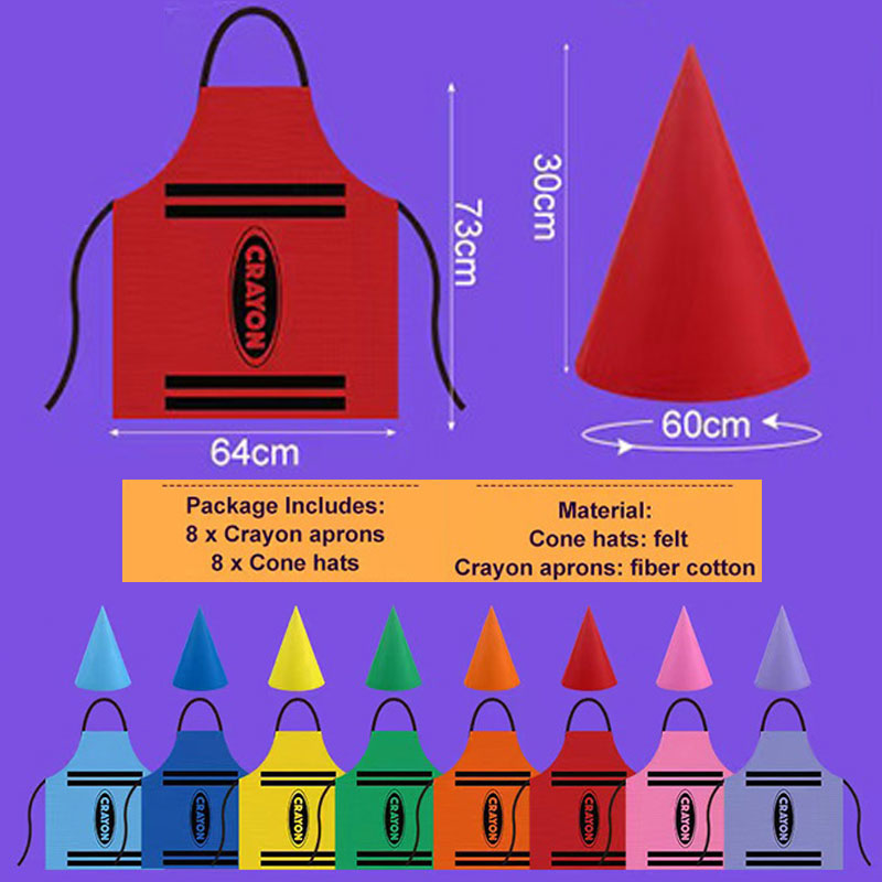 Colorful Crayon Themed Gnome S - Art Craft Hat recensie en prijs