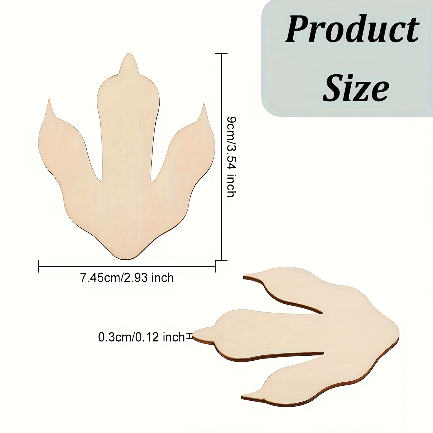 10/20 Pieces Wooden Dinosaur F - Art Craft Dinosaur recensie en prijs