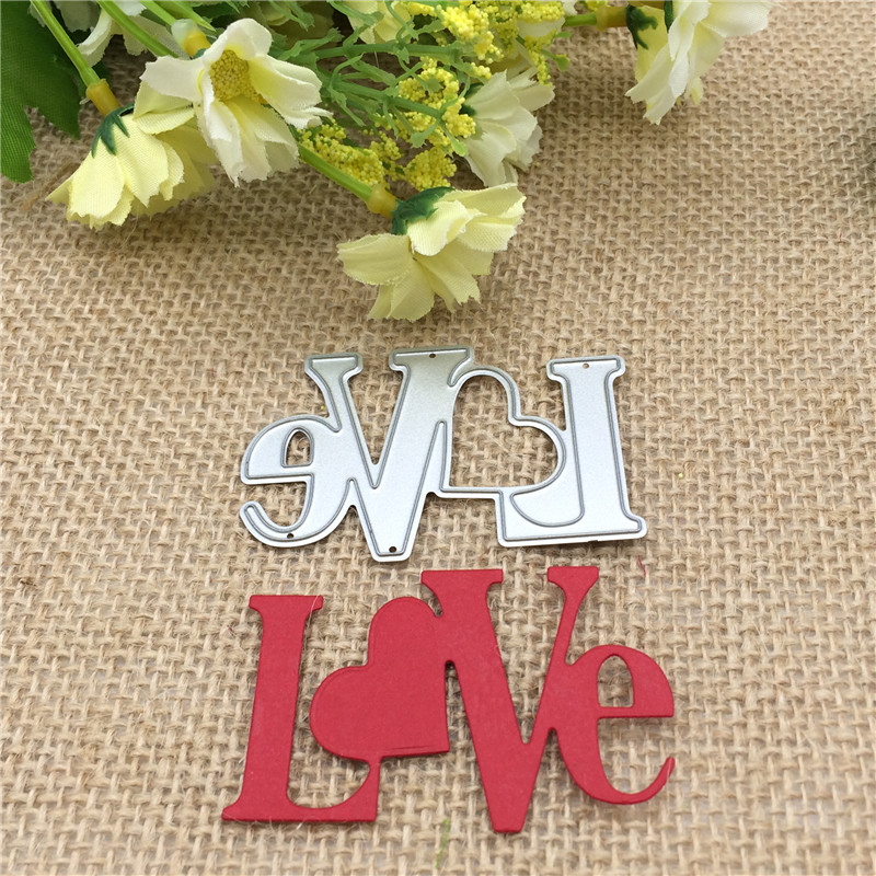Craft Dies Cut Love Metal sten - Stencil Cutting Plotter recensie en prijs
