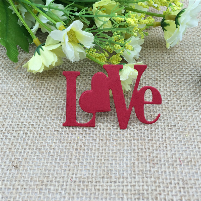 Craft Dies Cut Love Metal sten - Stencil Cutting Plotter recensie en prijs