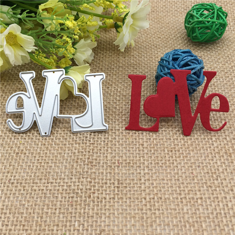 Craft Dies Cut Love Metal sten - Stencil Cutting Plotter recensie en prijs
