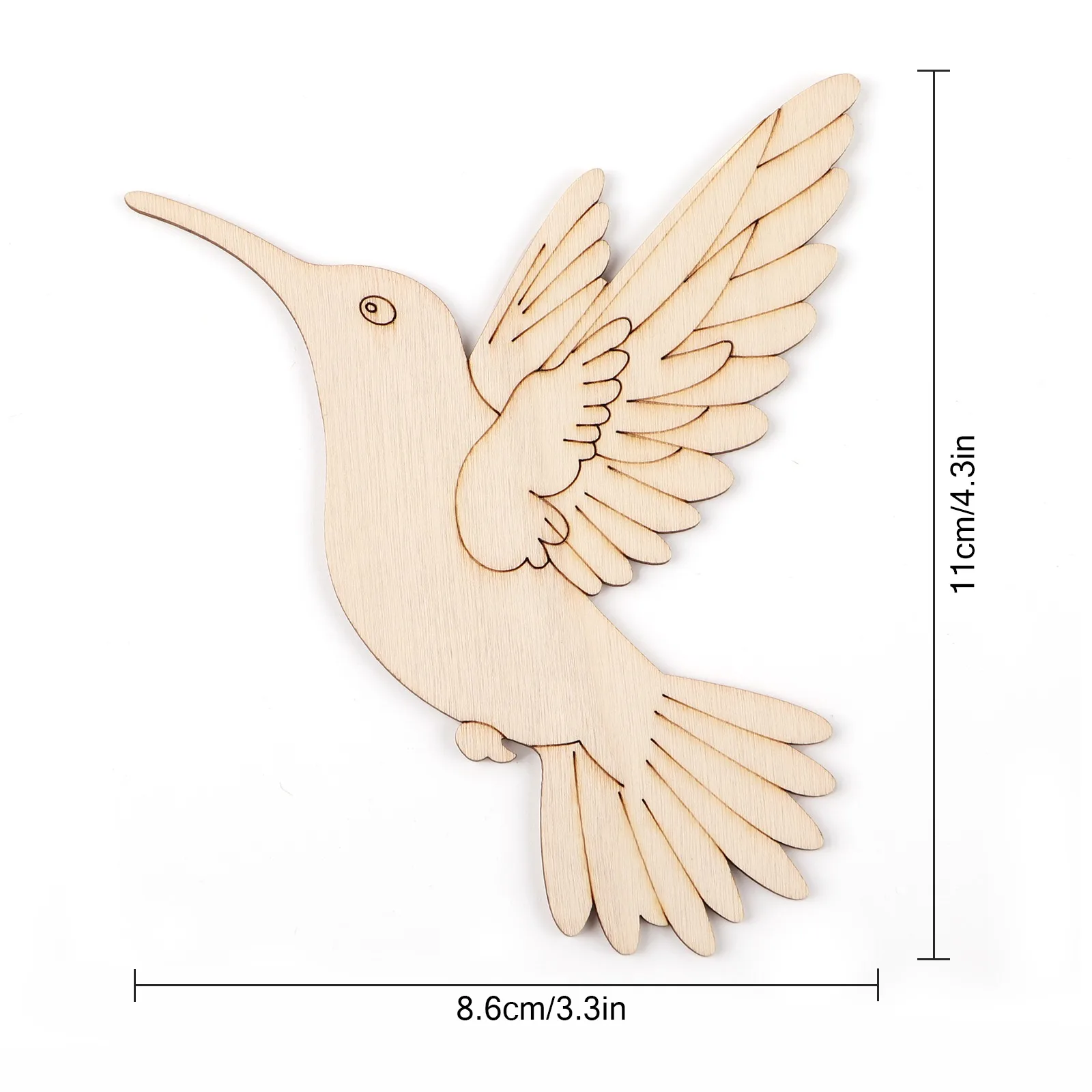 10pcs Unfinished Wood Animal B - Art & Craft Kortingscode recensie en prijs