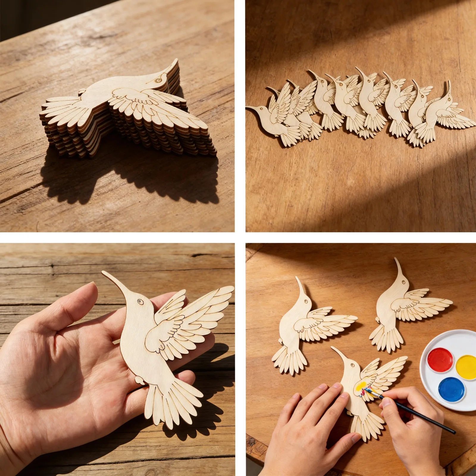 10pcs Unfinished Wood Animal B - Art & Craft Kortingscode recensie en prijs