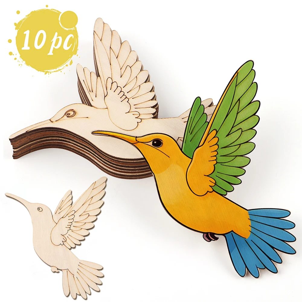 10pcs Unfinished Wood Animal B - Art & Craft Kortingscode recensie en prijs