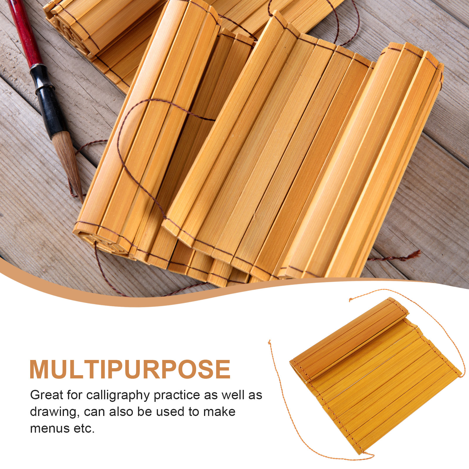 Blank Bamboo Book Slips Unfini - Watercolor Brush Pen recensie en prijs