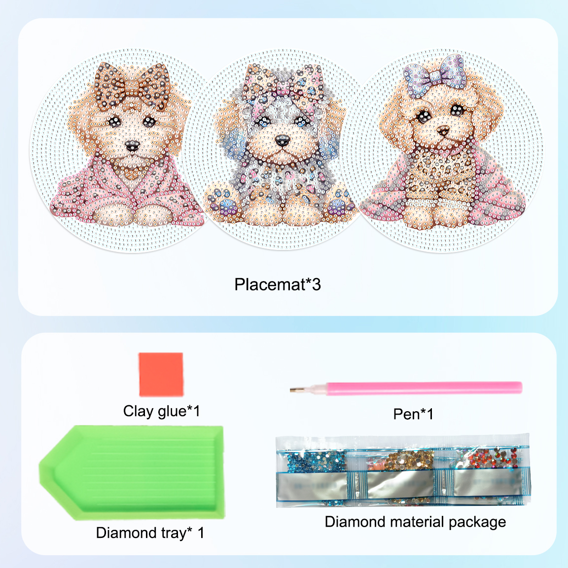 3Pcs Diamond Art Painting Plac - Art Craft Kits recensie en prijs