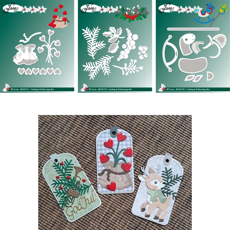 Two Little Deer with Scarves A - Stencil Cutting Plotter recensie en prijs