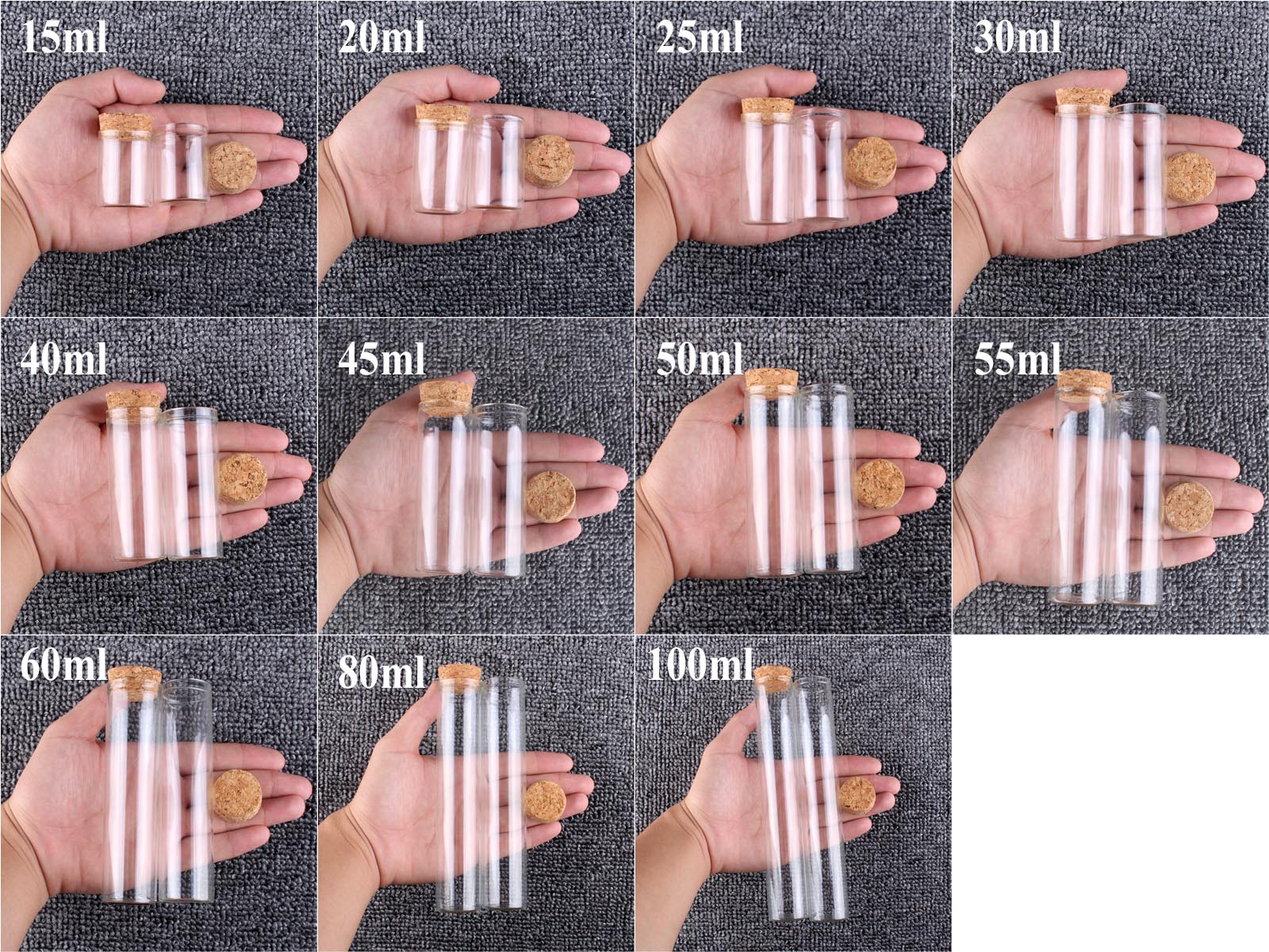 12 pieces/lot 15ml 20ml 25ml 3 - Art Craft Youtube recensie en prijs