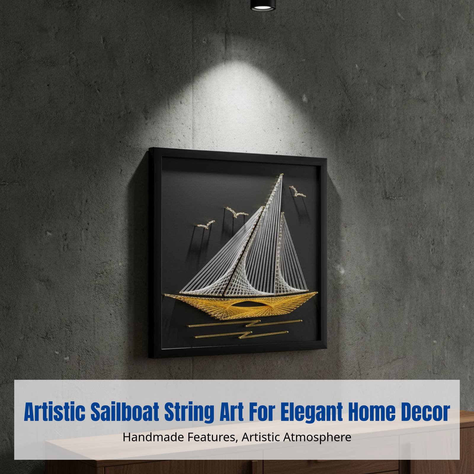 Nail String Art, Sailing Theme - Art Craft Gift Ideas recensie en prijs