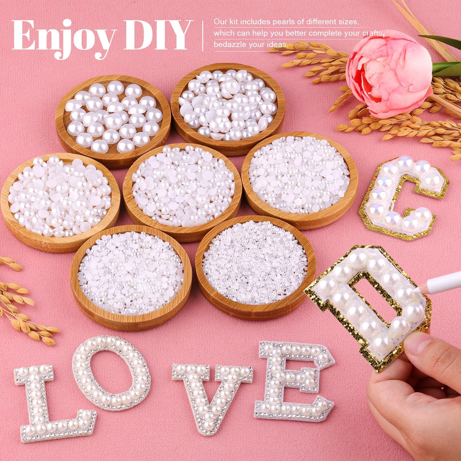 16500Pcs White Flatback Pearls - Art Craft Kits recensie en prijs
