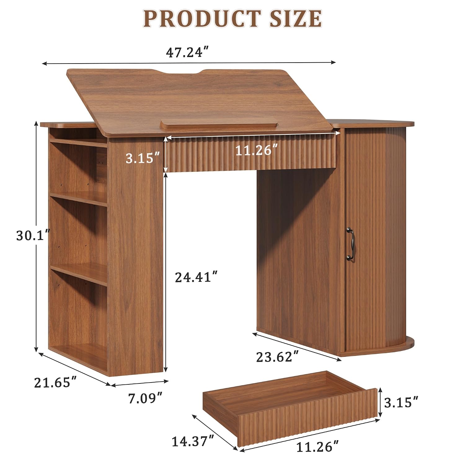 Drafting Table with Storage Ca - Art & Craft Kortingscode recensie en prijs