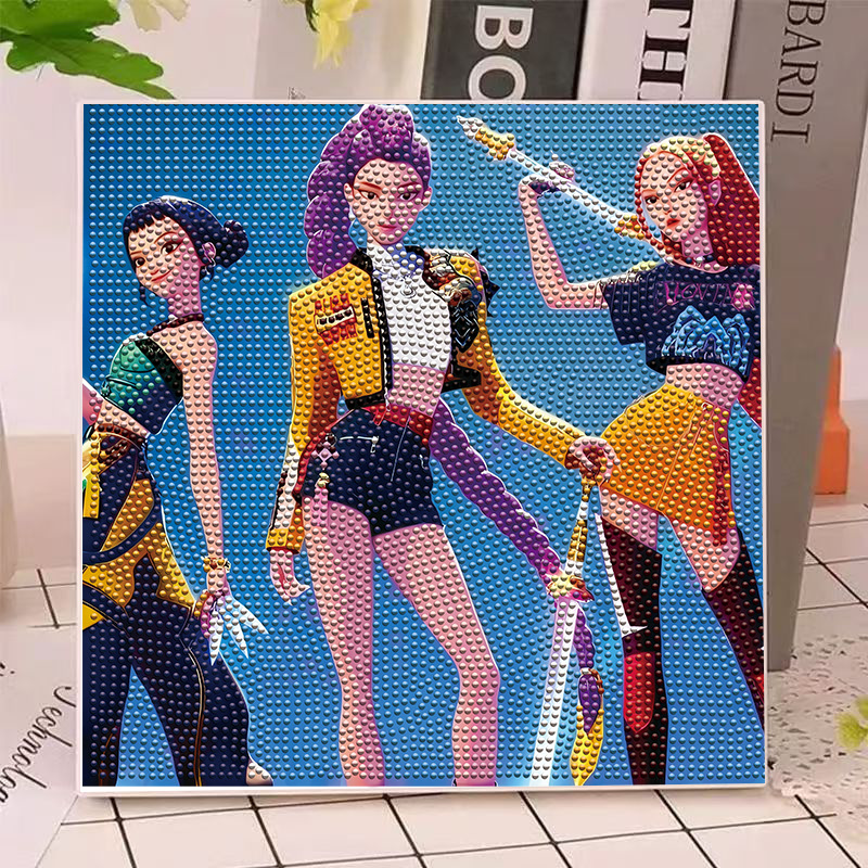 Anime Gilrs Lumi Mila Zoi K-po - Art Craft Kits recensie en prijs