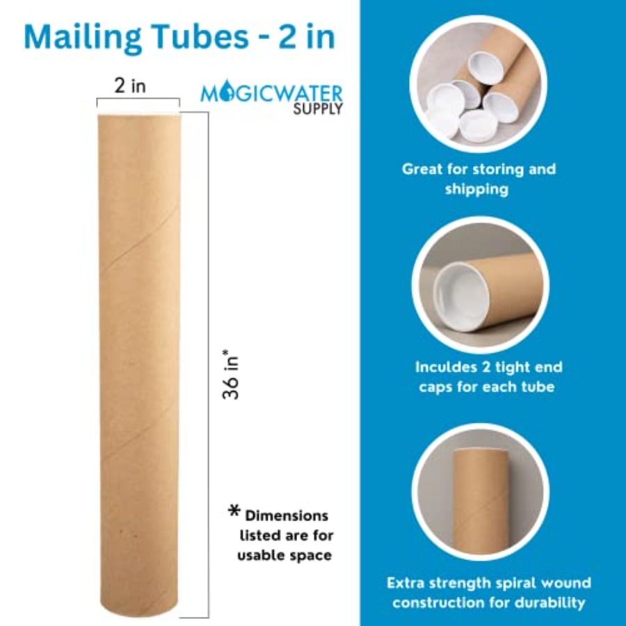 Mailing Tube - 2 in x 3 in - K - Art Craft Youtube recensie en prijs