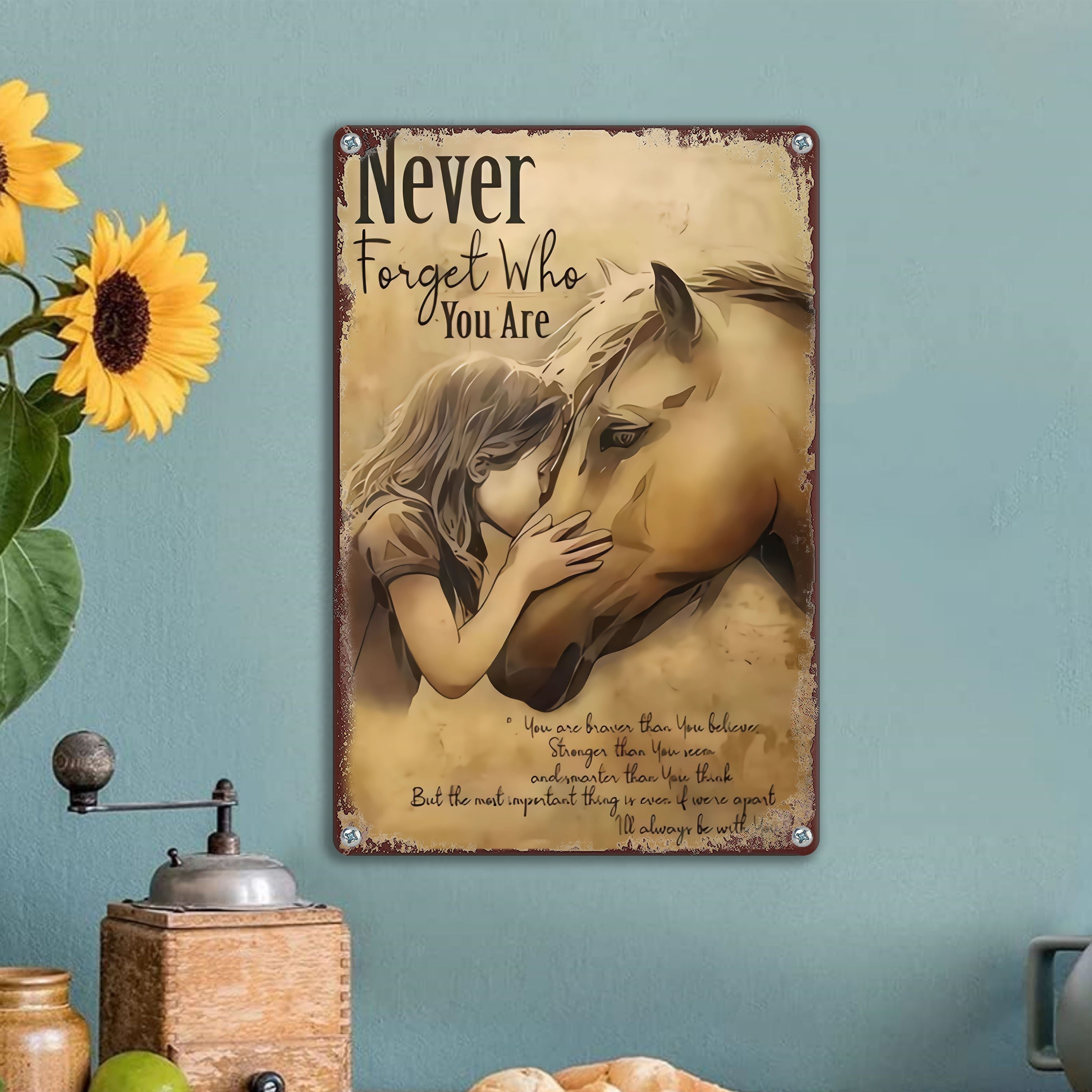 Horse Girl Metal Iron Sign,  , - Art Craft Quotes recensie en prijs