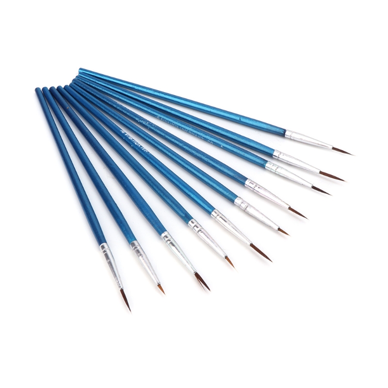 10Pcs/Set Nylon Hair Paint Bru - Watercolor Brush Pen recensie en prijs