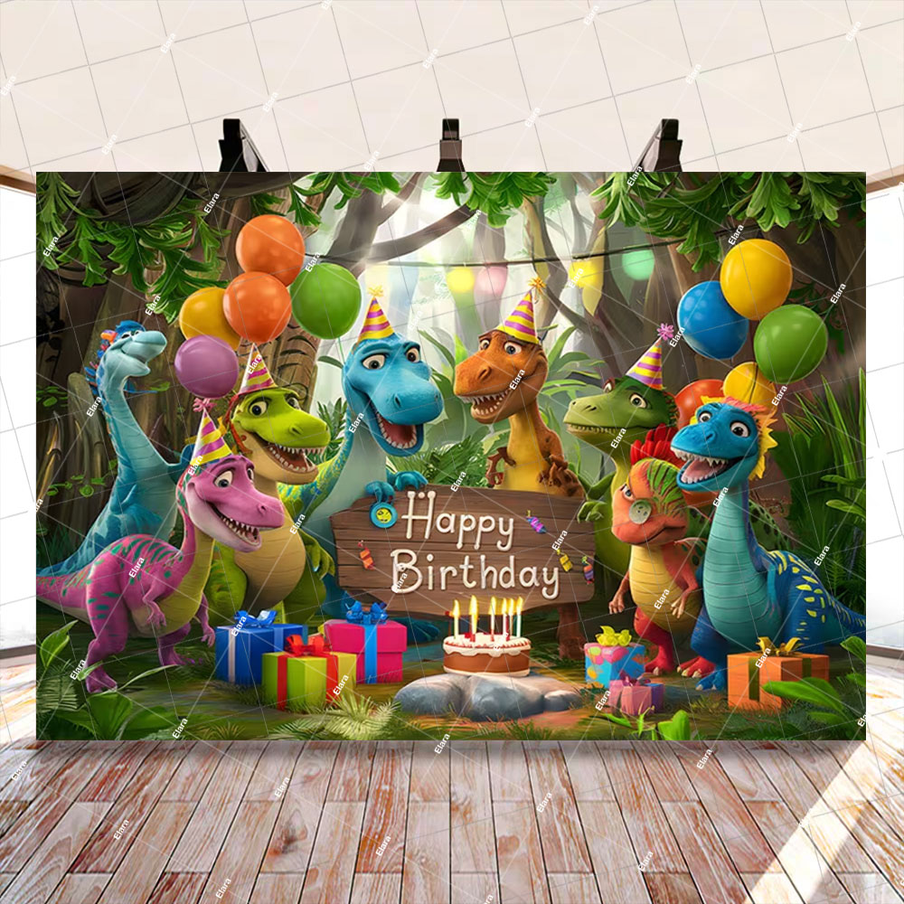 Dinosaur Jungle Backdrop Child - Art Craft Dinosaur recensie en prijs