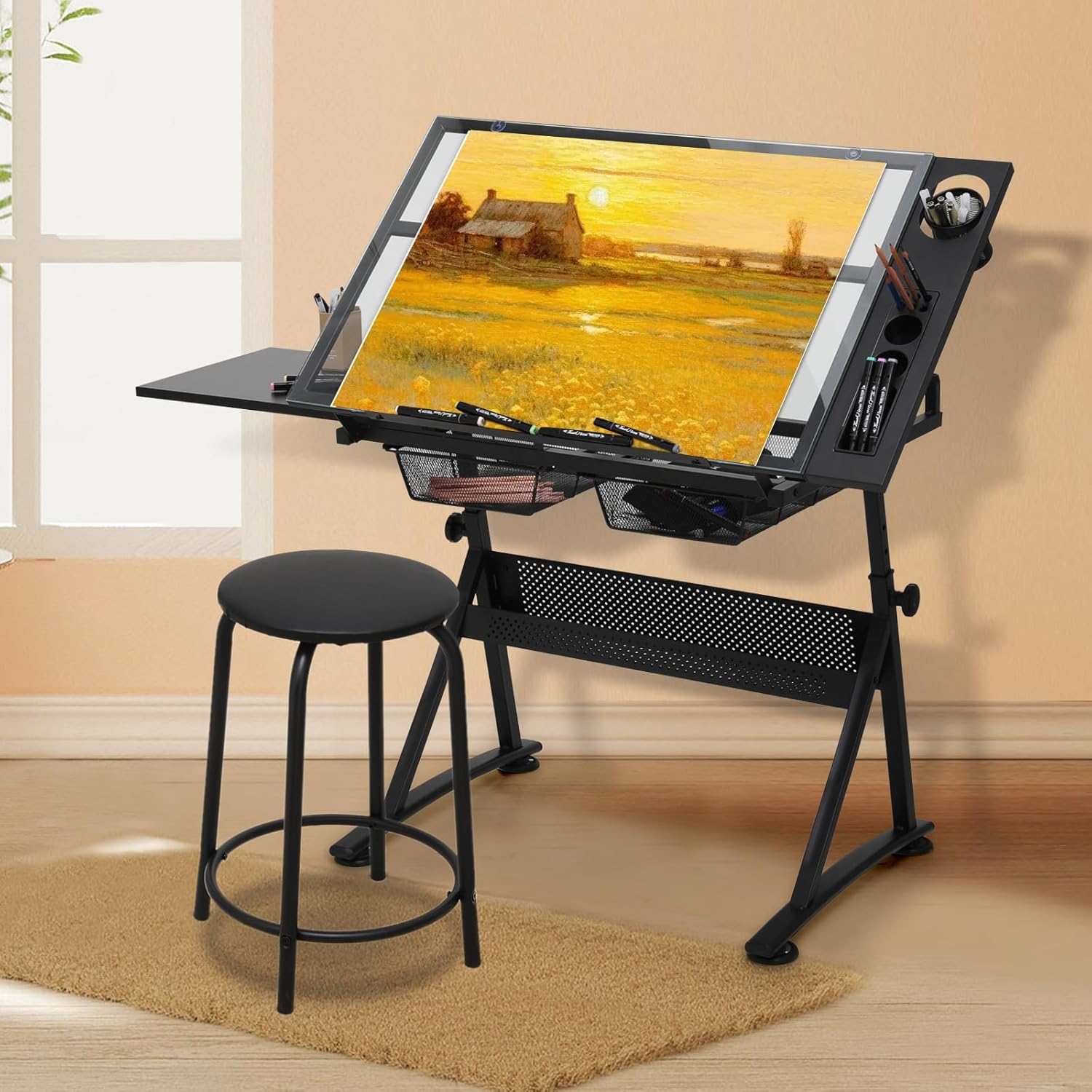 Drafting Table with Height Adj - Art & Craft Kortingscode recensie en prijs