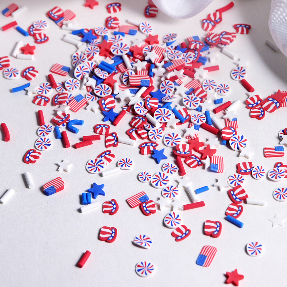 10g Red Blue White Stars Epoxy - Art And Craft Independence Day recensie en prijs