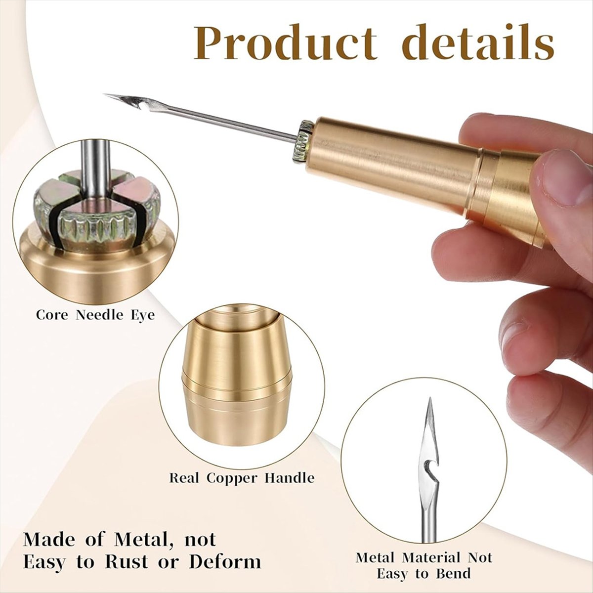 9pcs Leather Sewing Awl Kit wi - Leather Tooling Kit recensie en prijs