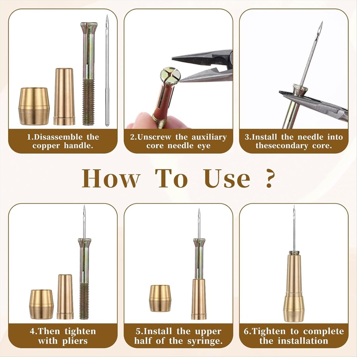 9pcs Leather Sewing Awl Kit wi - Leather Tooling Kit recensie en prijs