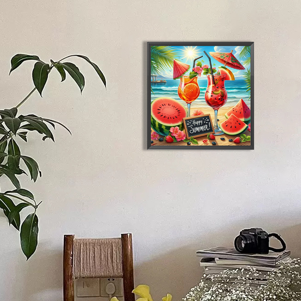 Summer Beach Full DIY 5D Round - Art Craft Gift Ideas recensie en prijs