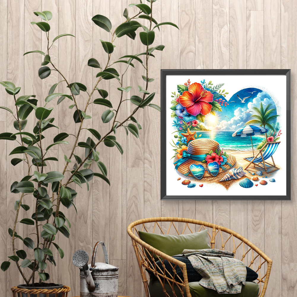 Summer Beach Full DIY 5D Round - Art Craft Gift Ideas recensie en prijs