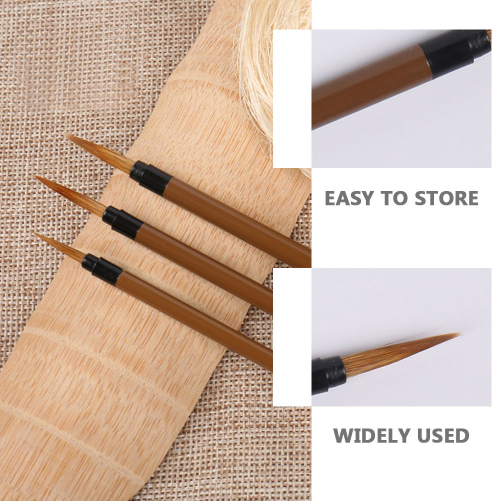 3Pcs Wolf Hair Line Drawing Pe - Watercolor Brush Pen recensie en prijs