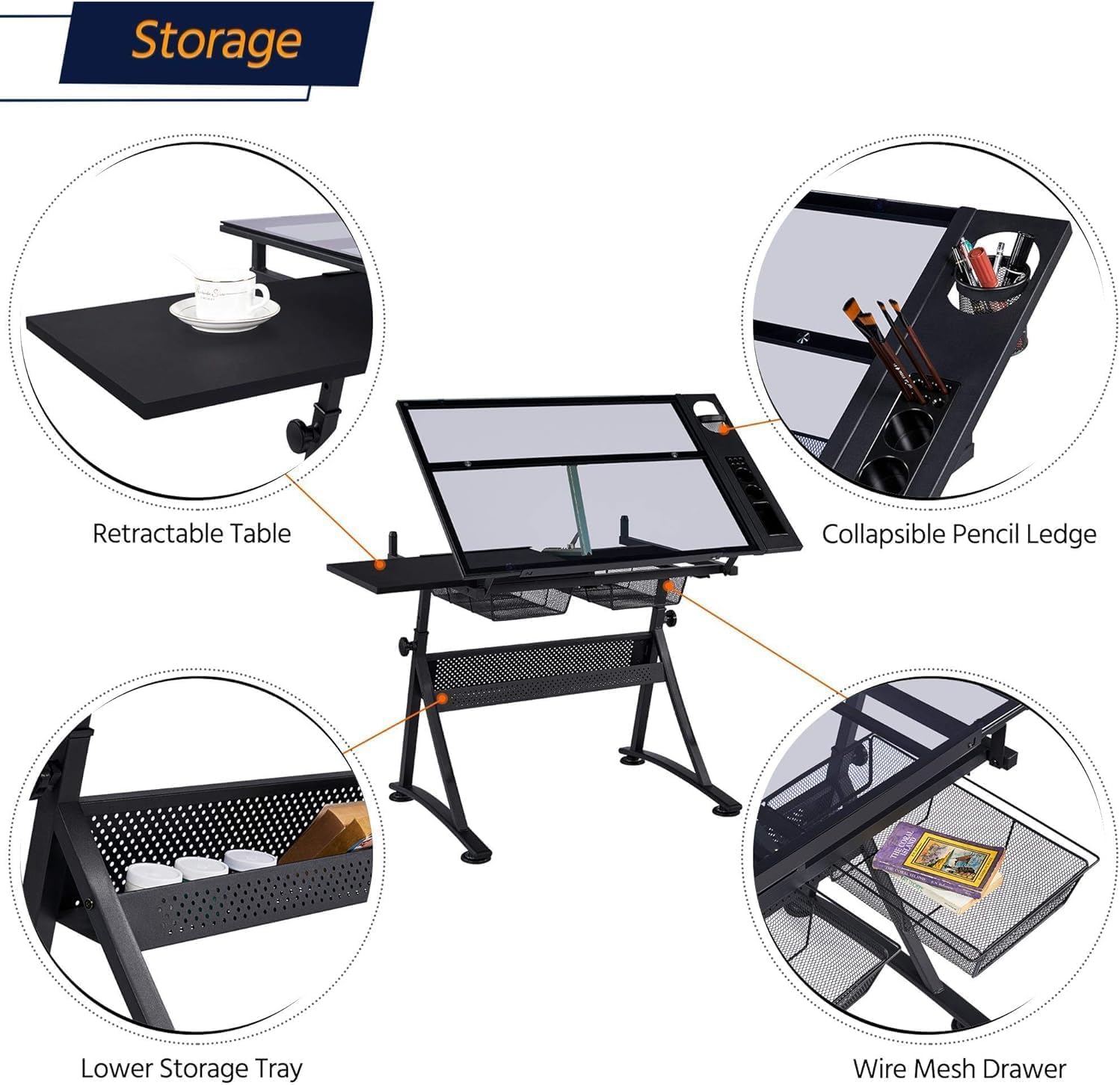 Table w/Stool, Height Adjustab - Art & Craft Kortingscode recensie en prijs