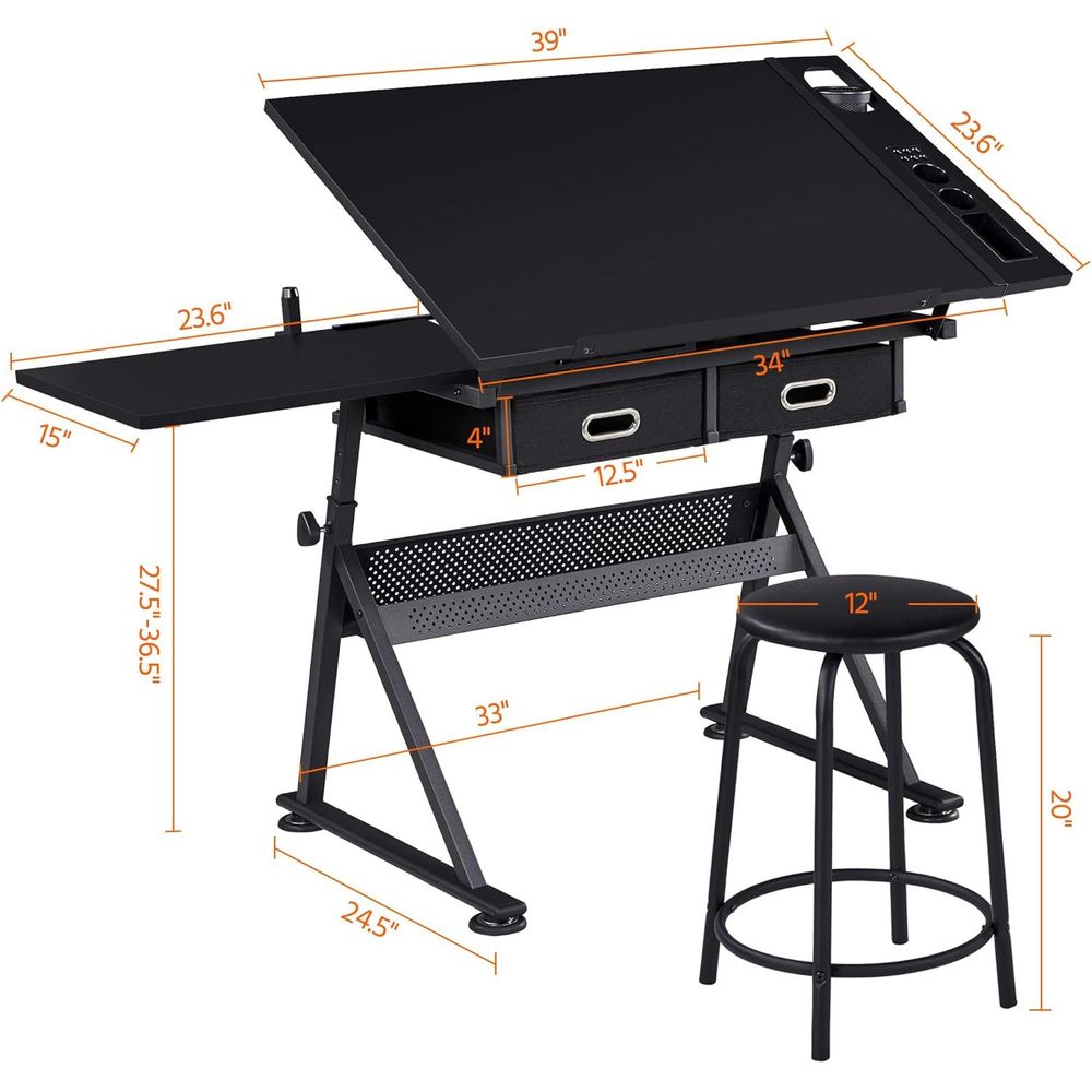 Drafting Table for Artists, He - Art & Craft Paper Quilling recensie en prijs