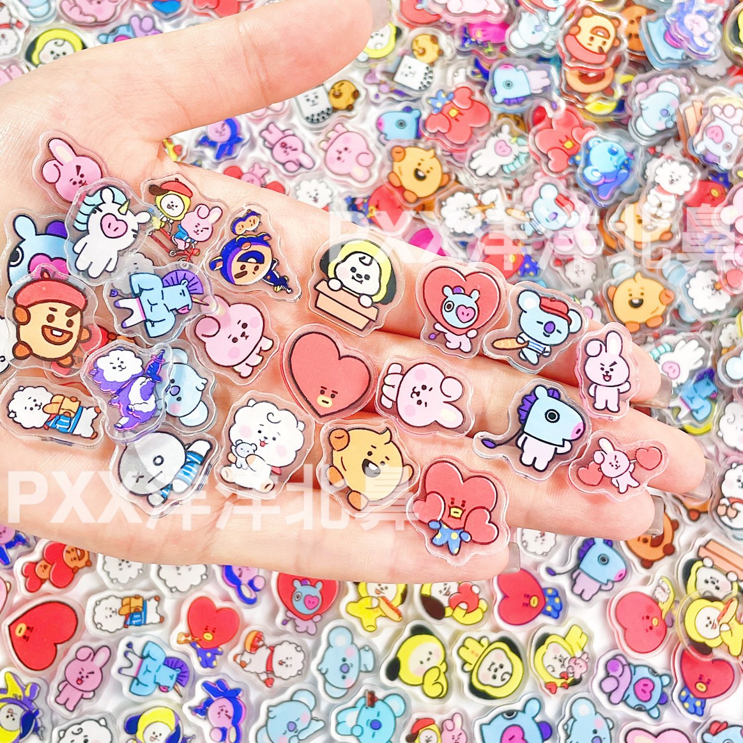 100pcs BT21 BTS single-layer 2 - Art Craft Materials recensie en prijs