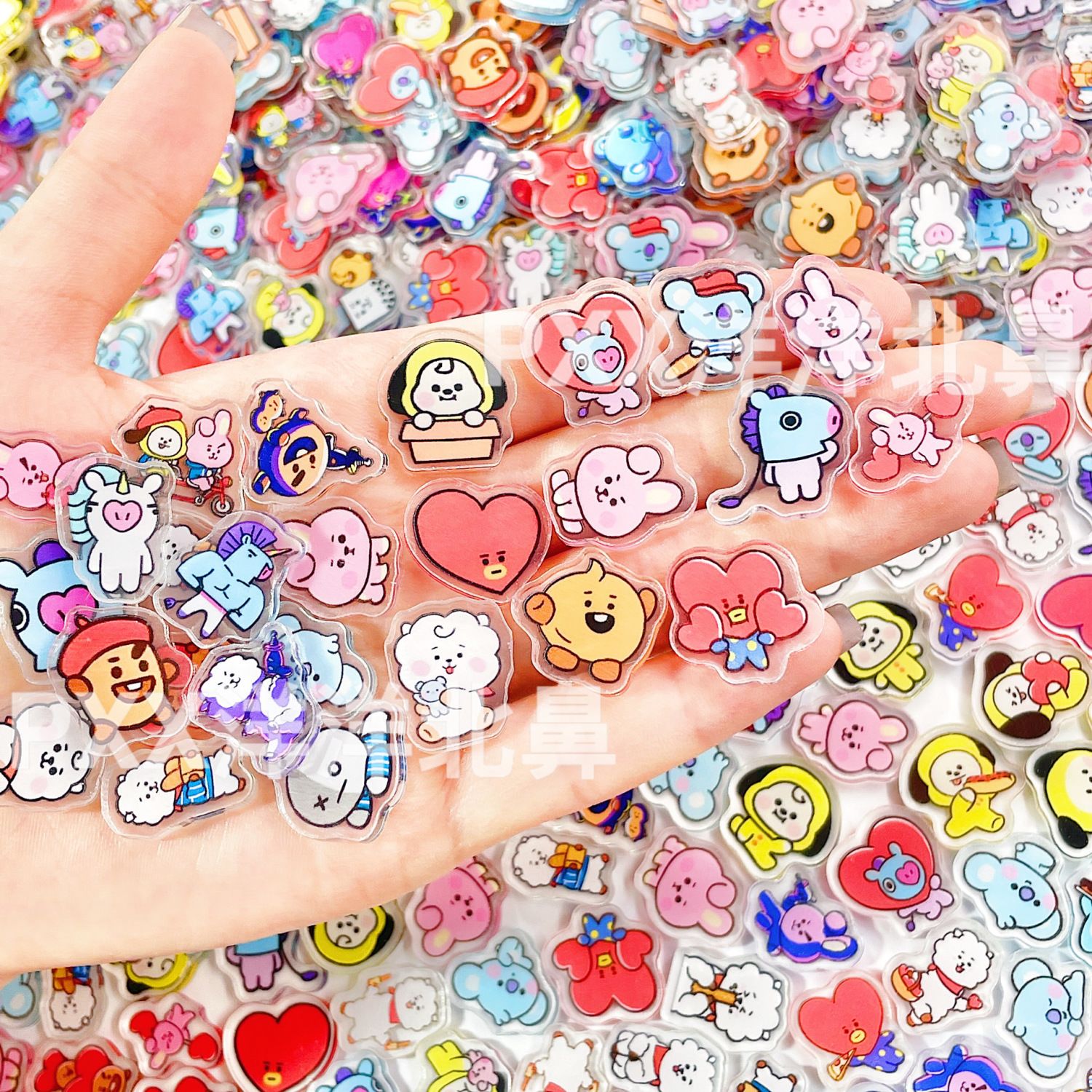 100pcs BT21 BTS single-layer 2 - Art Craft Materials recensie en prijs