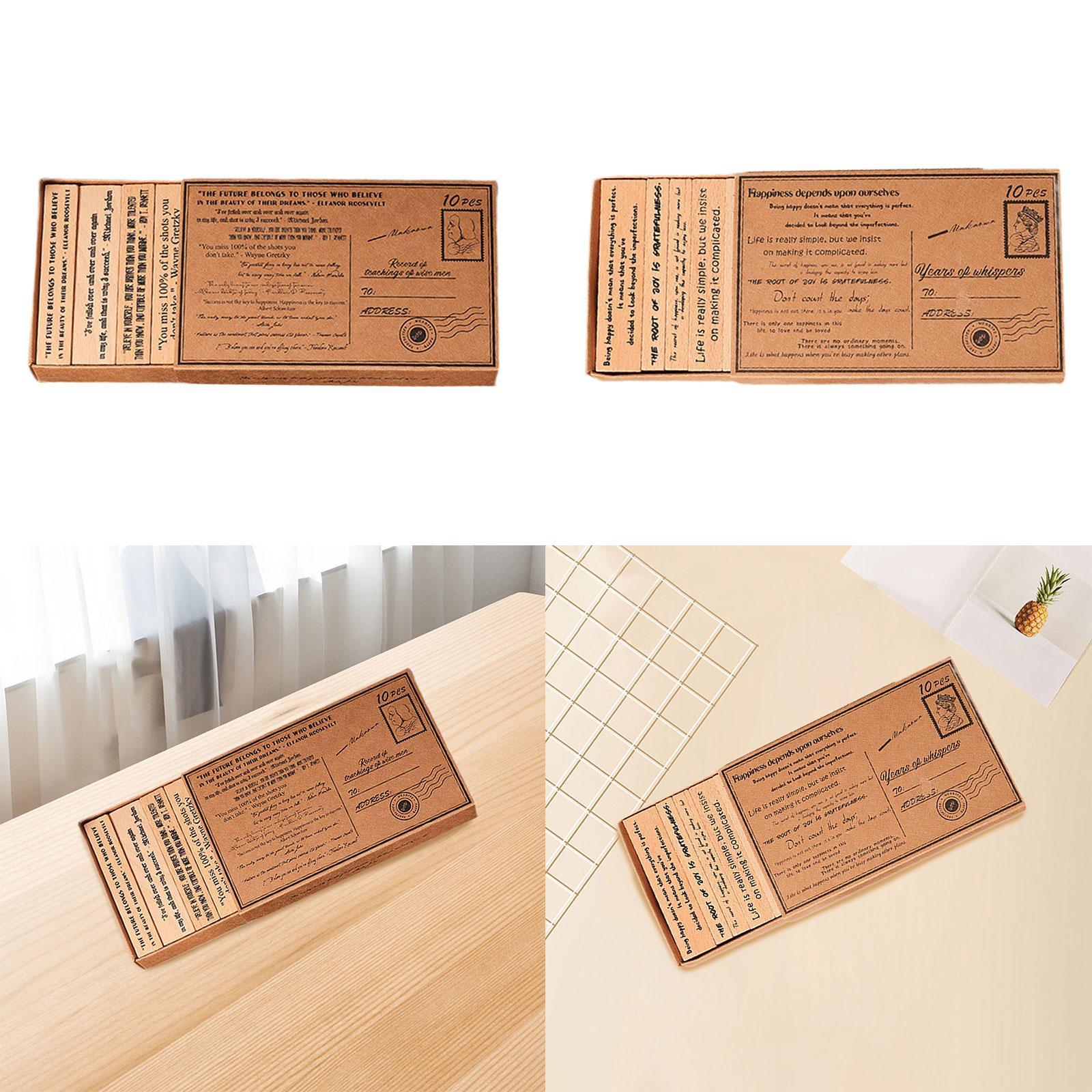 Wooden Stamp Set Handcraft Dec - Art Craft Quotes recensie en prijs