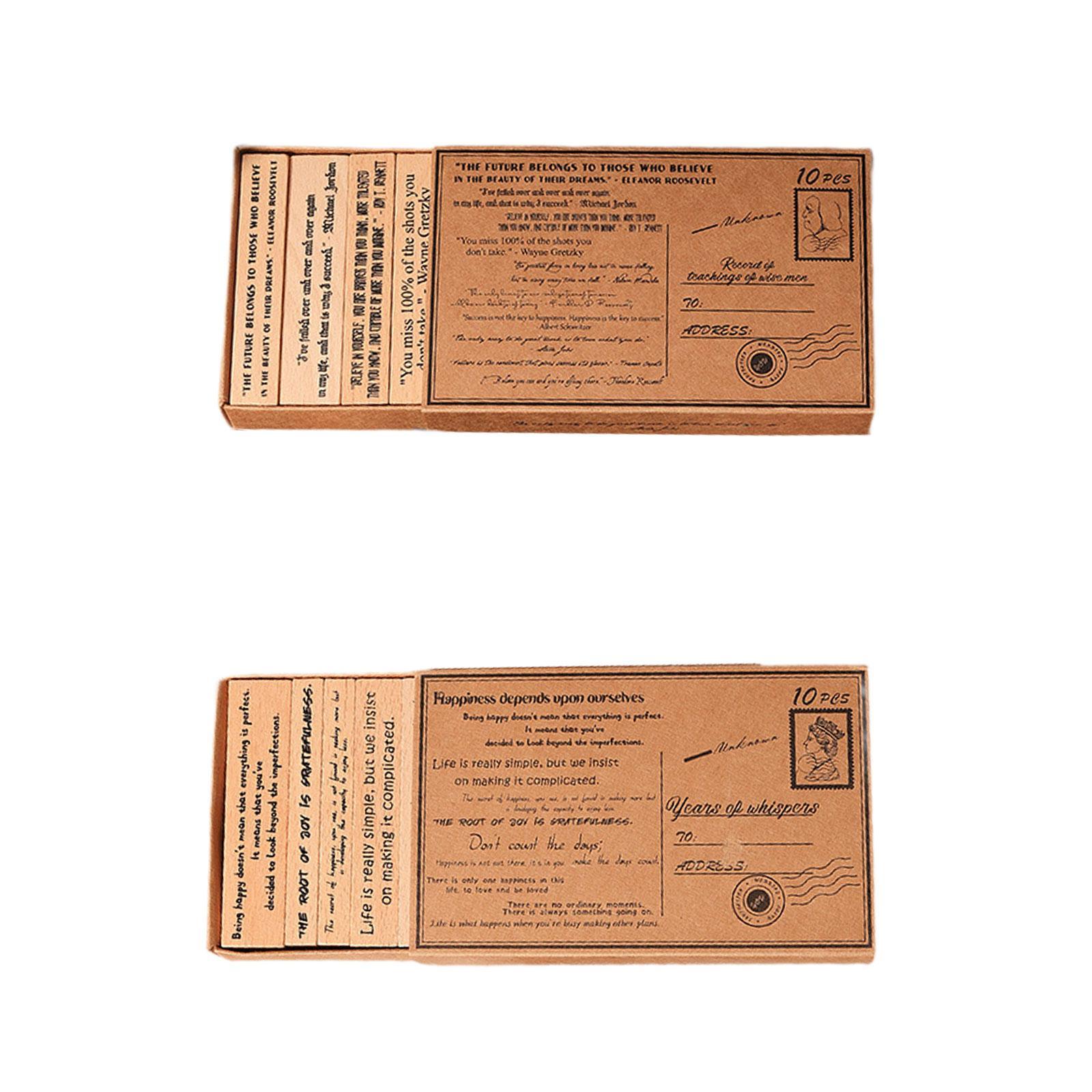 Wooden Stamp Set Handcraft Dec - Art Craft Quotes recensie en prijs