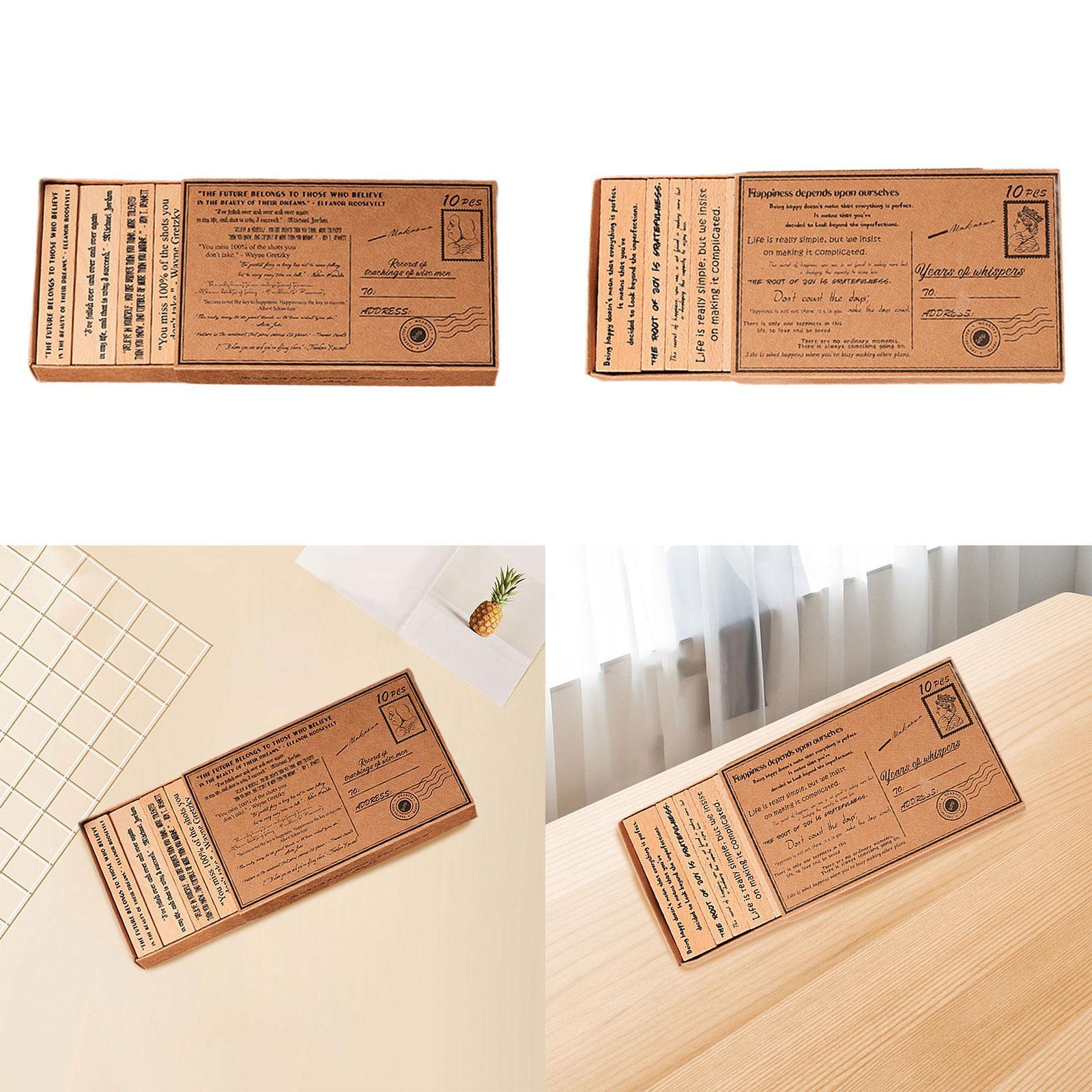 Wooden Stamp Set Handcraft Dec - Art Craft Quotes recensie en prijs