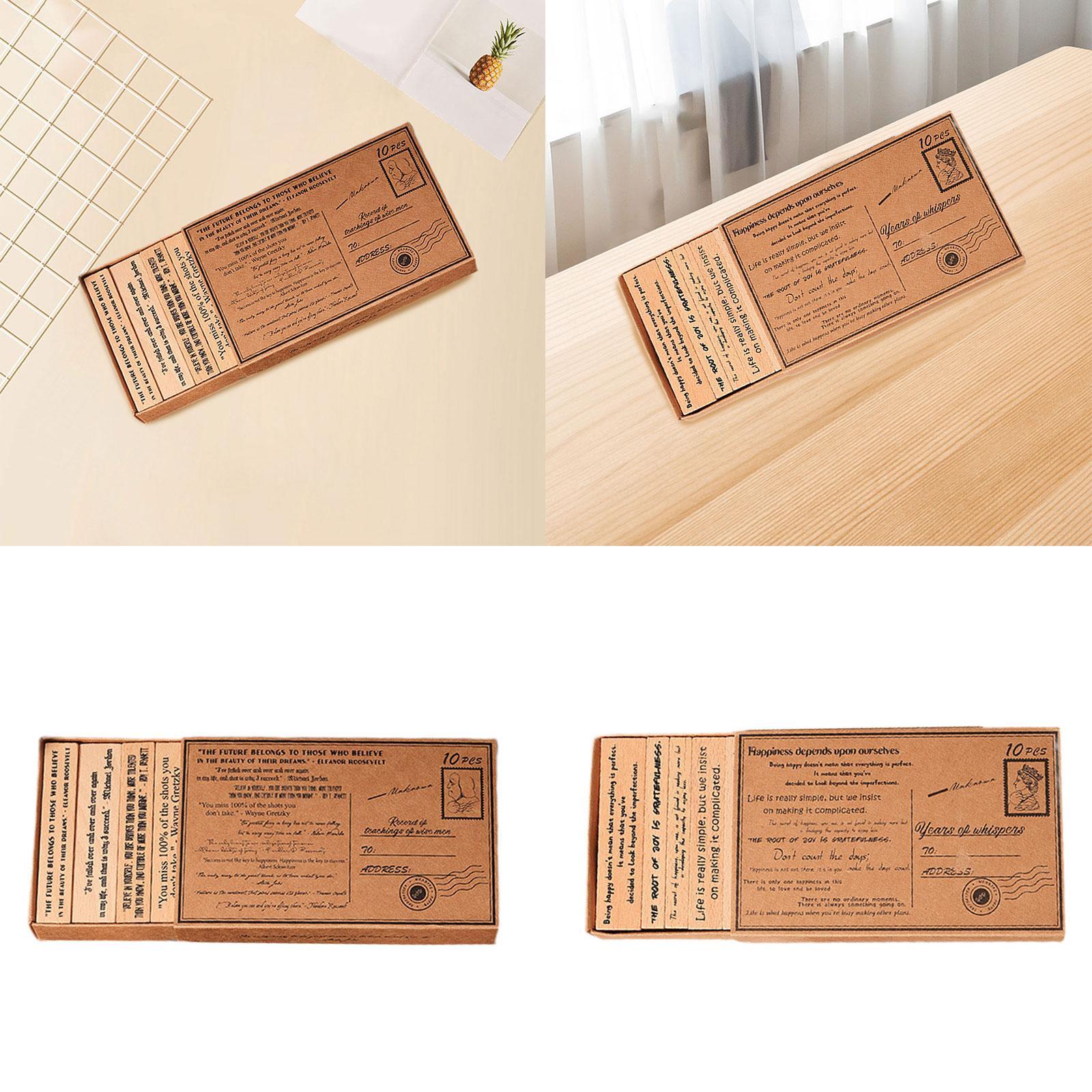 Wooden Stamp Set Handcraft Dec - Art Craft Quotes recensie en prijs