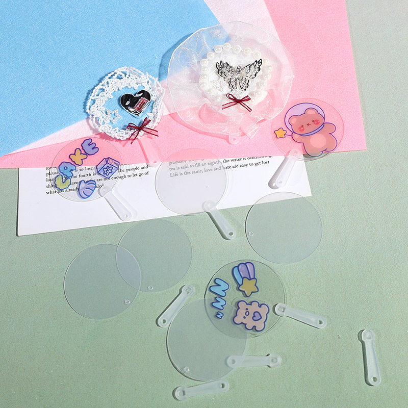 50Pcs 5cm Mini DIY Blank Fan T - Art Craft Gift Ideas recensie en prijs