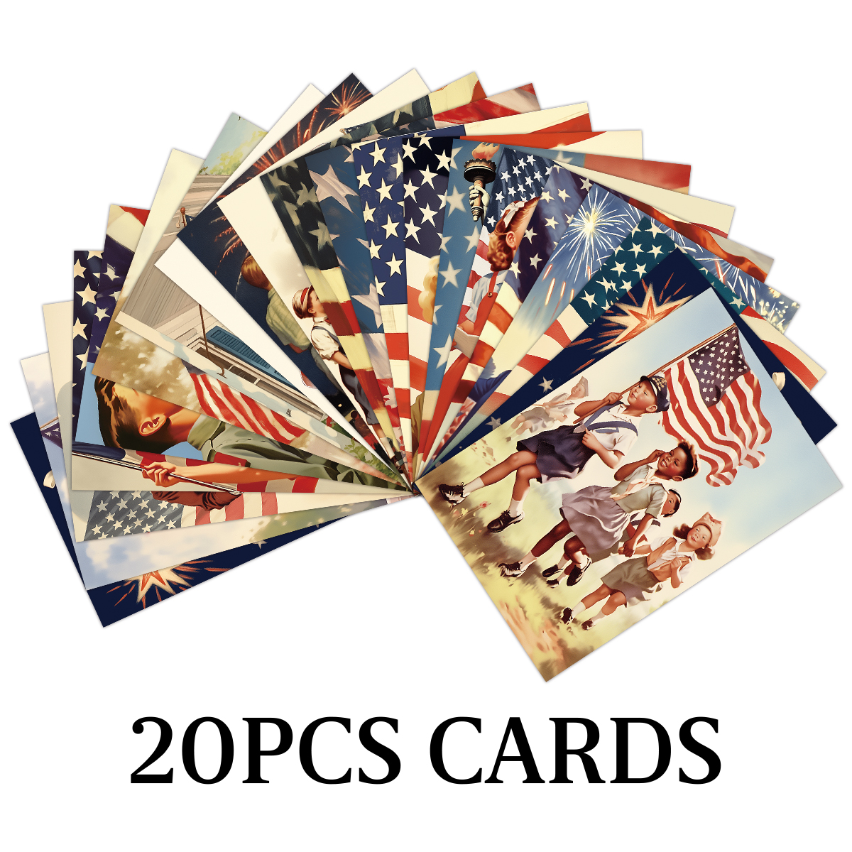 20pcs Vintage America Annivers - Art And Craft Independence Day recensie en prijs