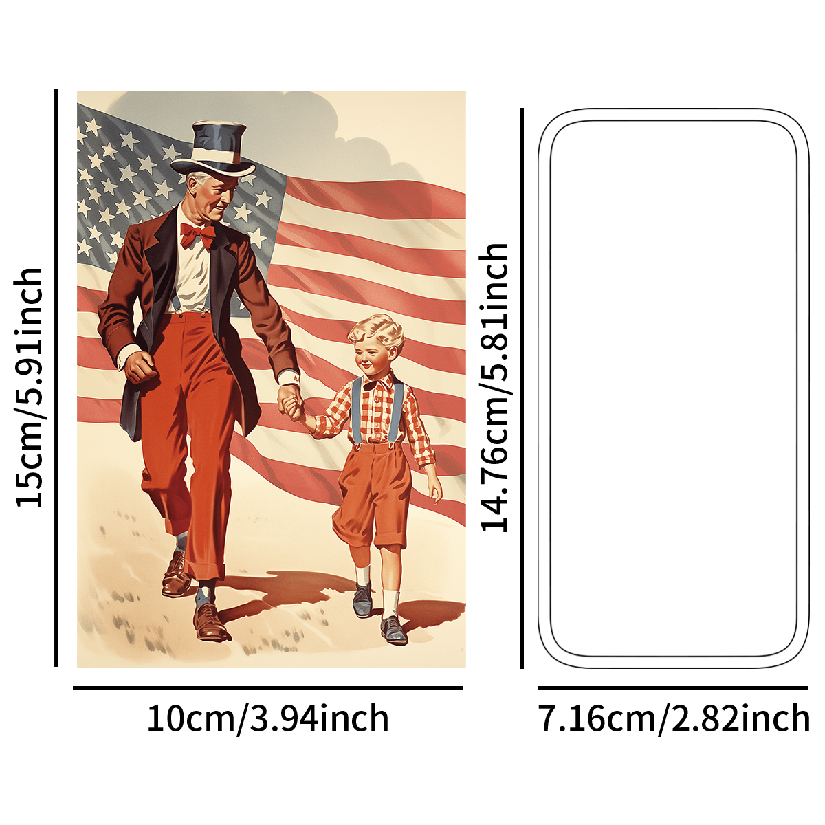 20pcs Vintage America Annivers - Art And Craft Independence Day recensie en prijs