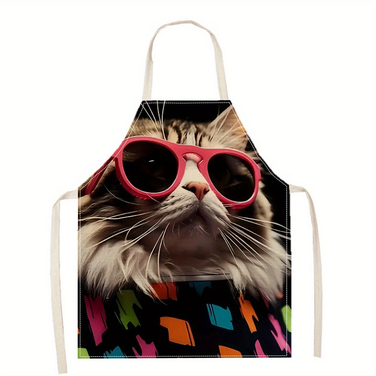 Linen Apron Funny Cat Sunglass - Art Craft Gift Ideas recensie en prijs