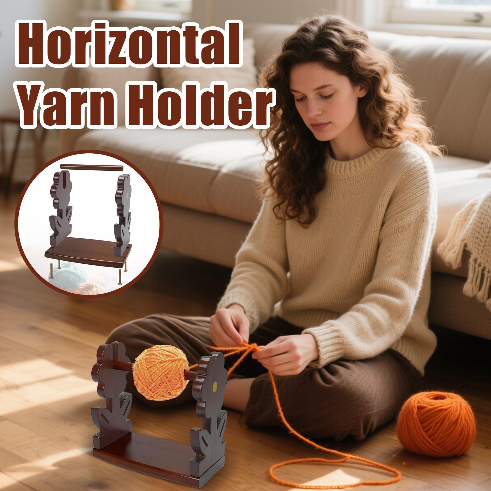Crochet Yarn Holder Wooden Yar - Art Craft Yarn recensie en prijs