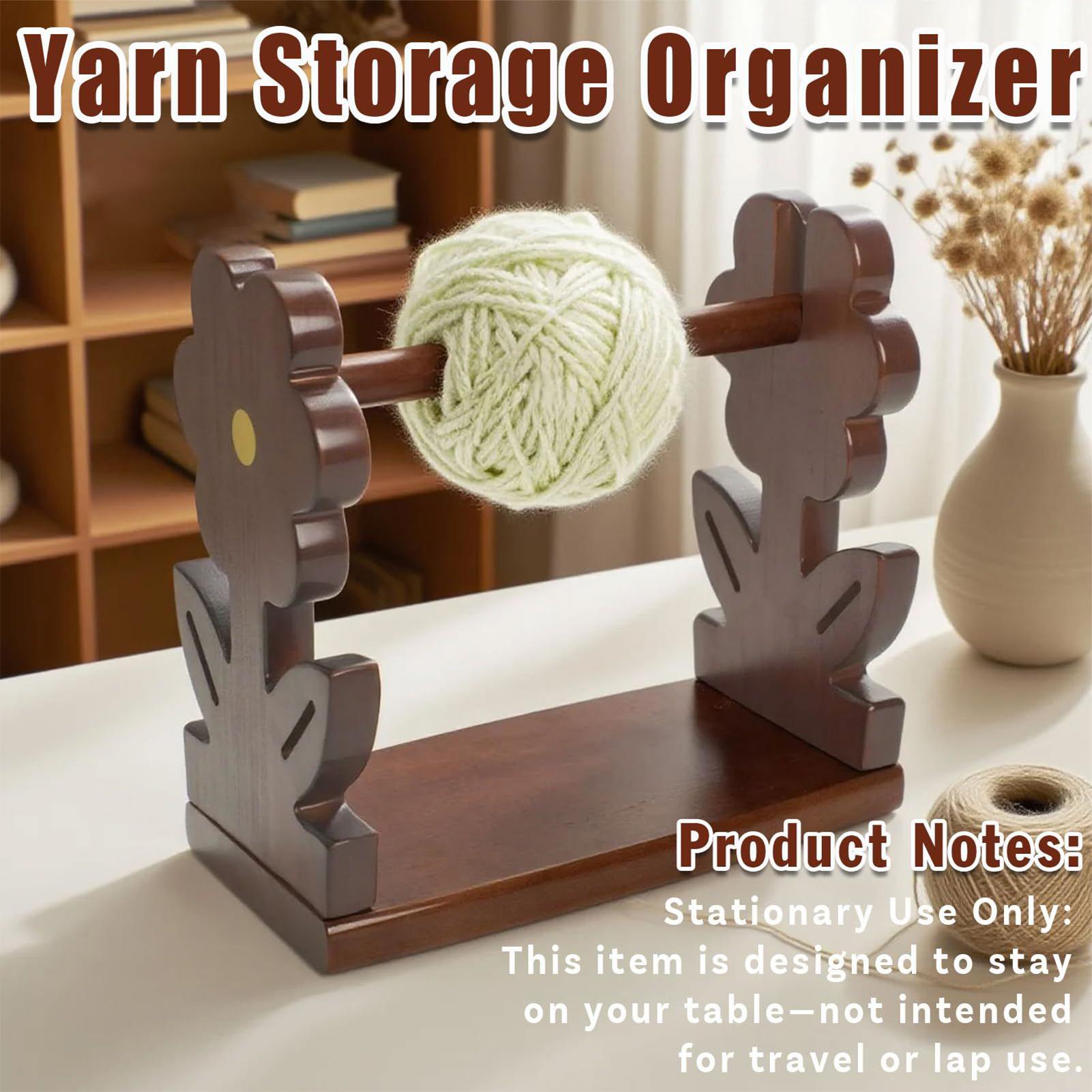 Crochet Yarn Holder Wooden Yar - Art Craft Yarn recensie en prijs