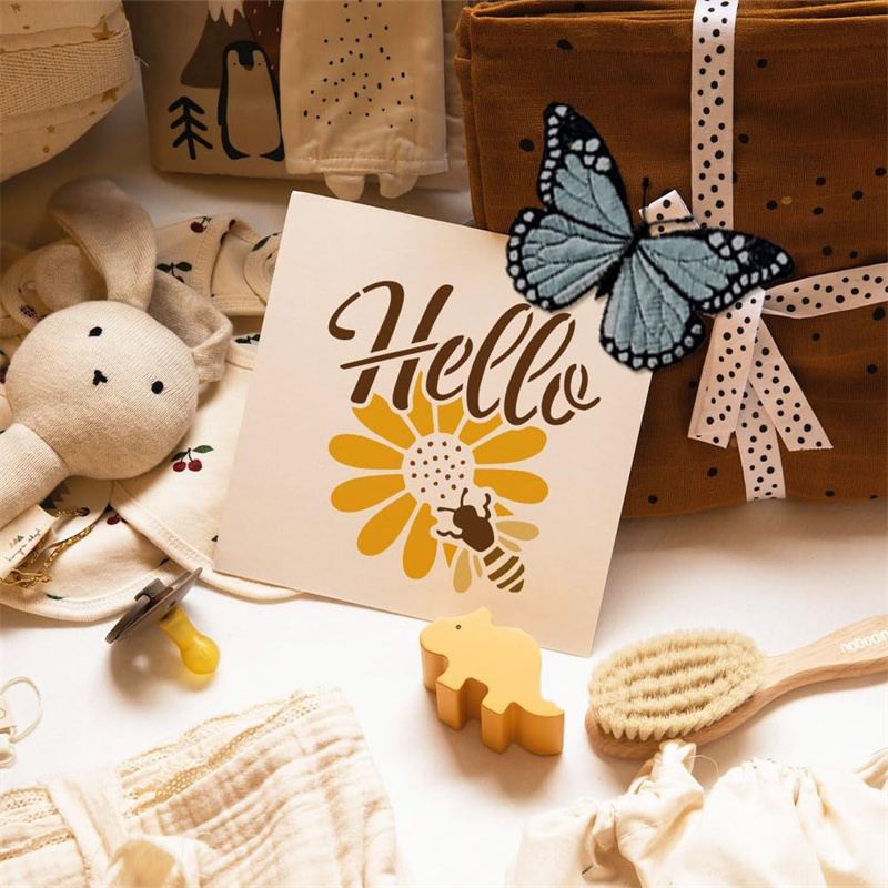 9Pcs Quotes Bee Honey Stencils - Art Craft Quotes recensie en prijs