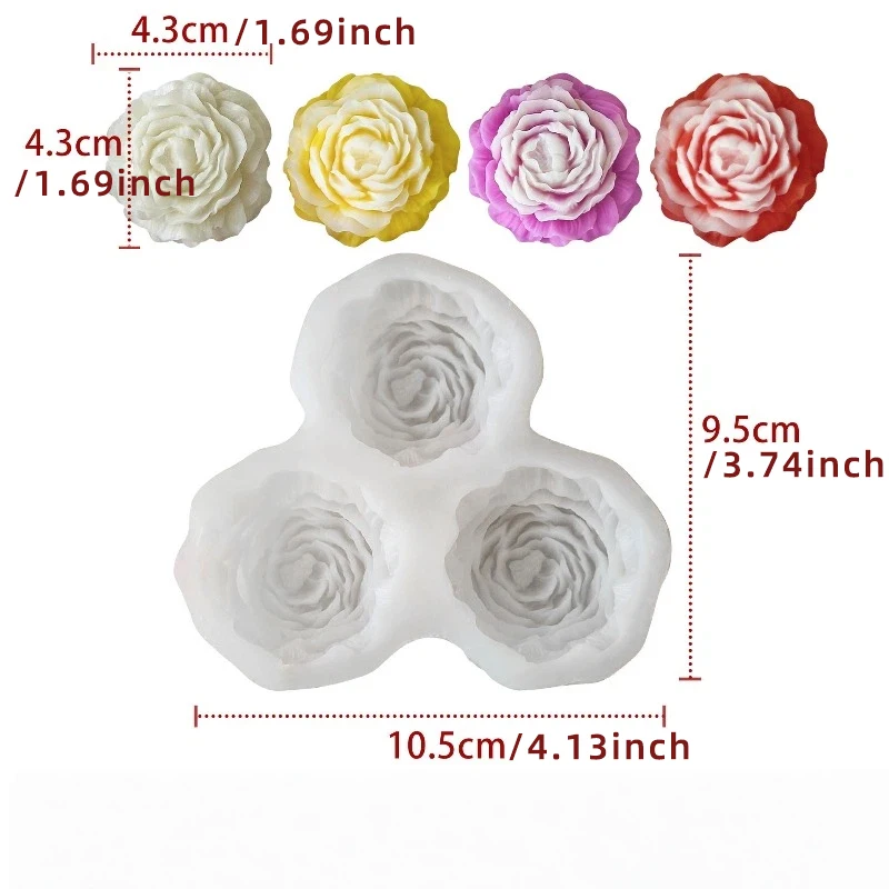 Peony Flower Candle Silicone M - Art Craft Model recensie en prijs
