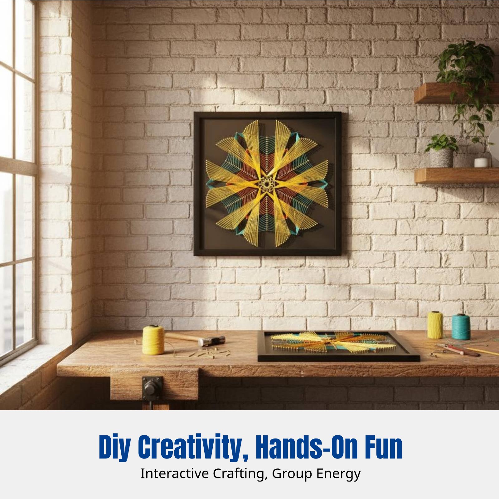 Geometric Pattern Nail String  - Art Craft Kits recensie en prijs